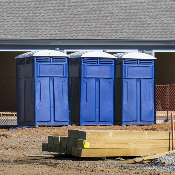 do you offer hand sanitizer dispensers inside the porta potties in Delft Colony CA